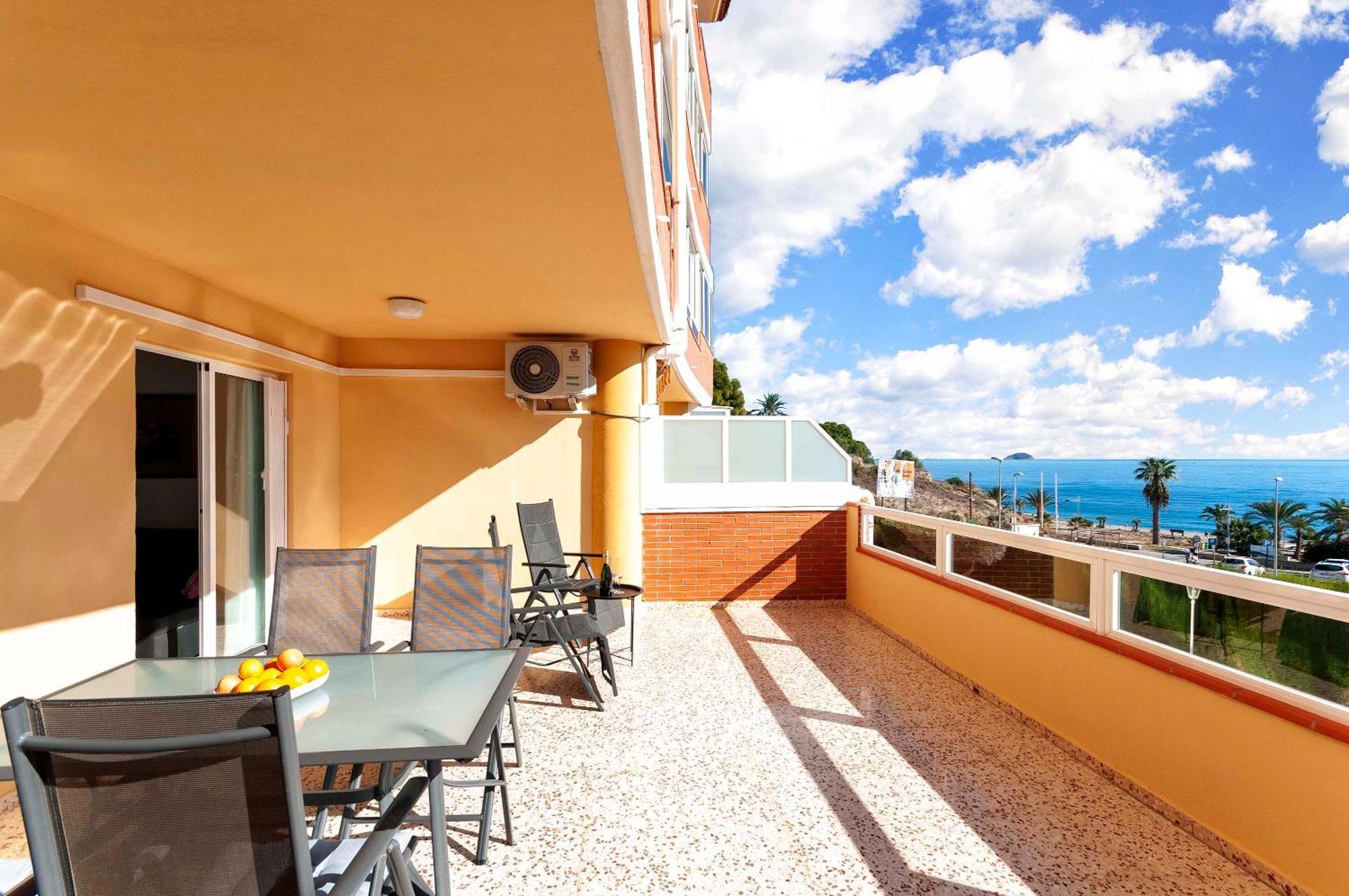 Primera Linea, Gran Terraza, Maravillosas Vistas, Alto Standing Villajoyosa Exteriör bild